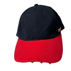 Craftsman Lighted Adjustable Hat 4 Lights 2 Red 2‎ White/Blue Switch in Back